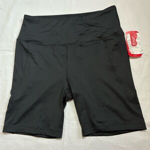 bcg Black High-Rise Bike Shorts with Tag